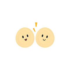 Happy Emojis: Delightful Circle Friends