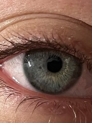 close up of human eye