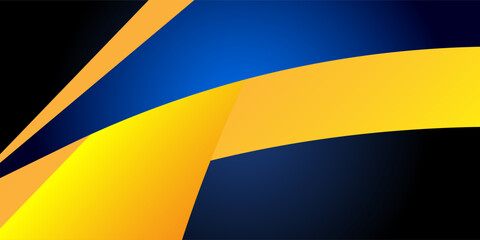 Luxury Blue and Gold Wave Background. modern trendy design in Vector illustration