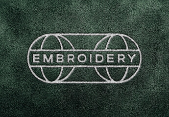 Embroidery Text & Logo Mockup