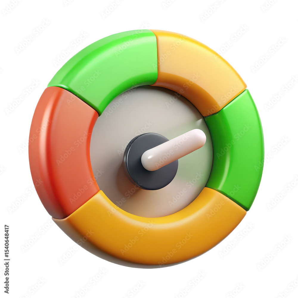 Aufkleber colorful toggle switch illustration for user interface design and graphic design projects and presen