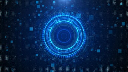 Data tunnel light patterns, digital data flow Virtual space portal technology background Futuristic cyber innovation automation brain. cyber innovation cyberpunk. AI artificial intelligence data 3D - Powered by Adobe