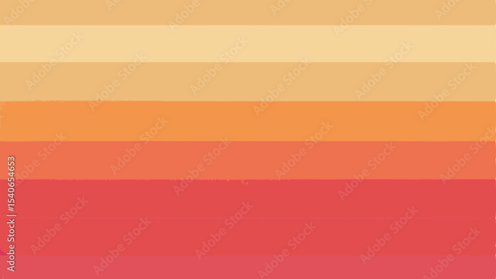 Poster gradient color palette design horizontal lines orange red tones background
