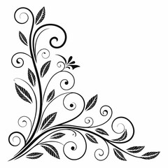 abstract floral design