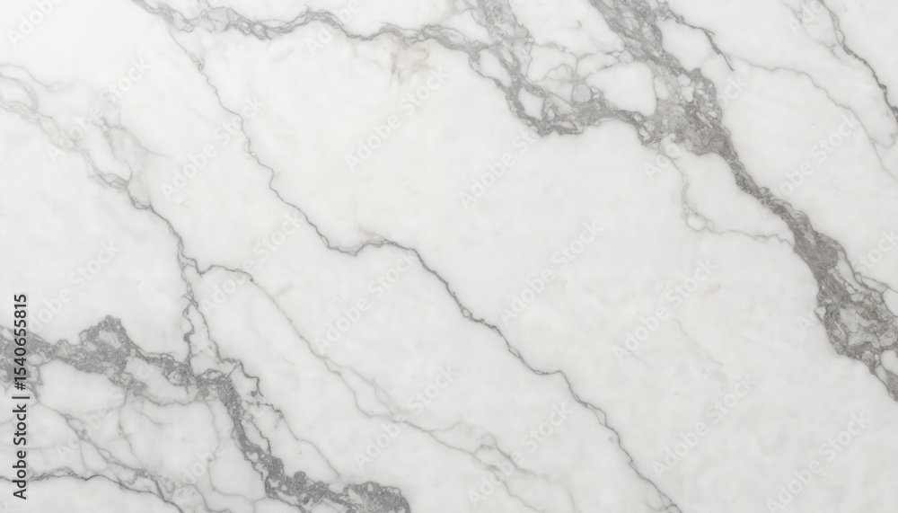 Poster white marble stone texture background with soft grey mineral veins. natural pattern for background l