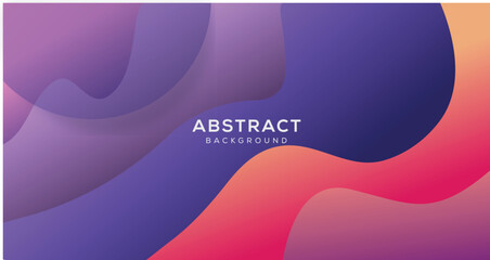 Modern gradient abstract background with smooth gradient curves for web, banner, and presentation.