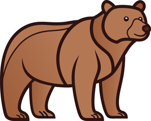 a brawn bear illustration 