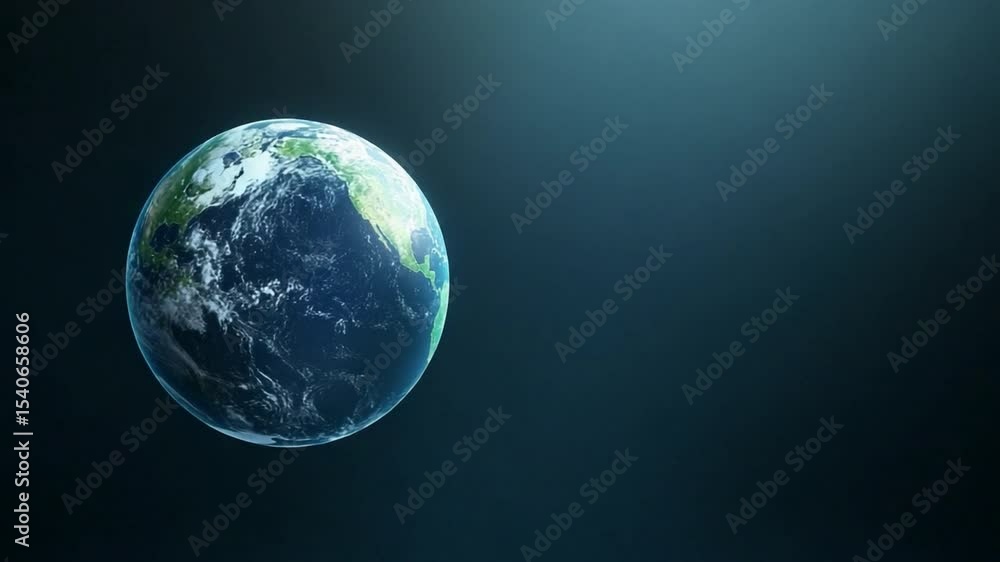 Poster global perspective: a captivating view of planet earth, showcasing the intricate beauty of our world