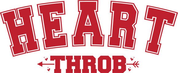 Heart Throb A Captivating Design Featuring Bold Typography