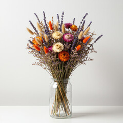 bouquet of flowers in vase