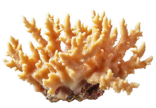 Orange Coral Reef Branch - Powered by Adobe