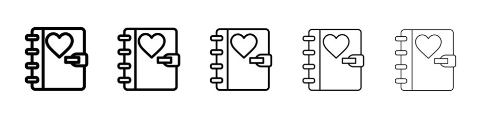 wedding album icon Flat design on isolated background