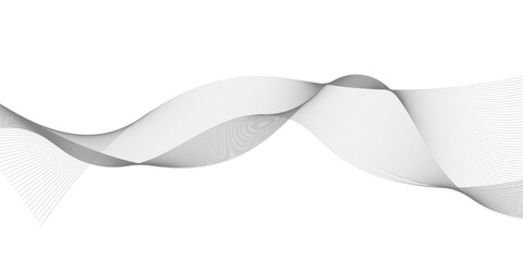 modern abstract background with flowing wave lines in varying shades of gray, smooth and elegant curves, minimalistic style, soft gradients, futuristic and clean design, high resolution