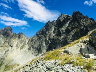 high mountain landscape