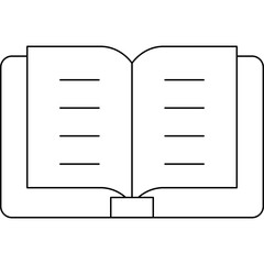 Book icon single icon vector illustration