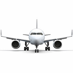 Fototapeta premium Plane isolated on white background