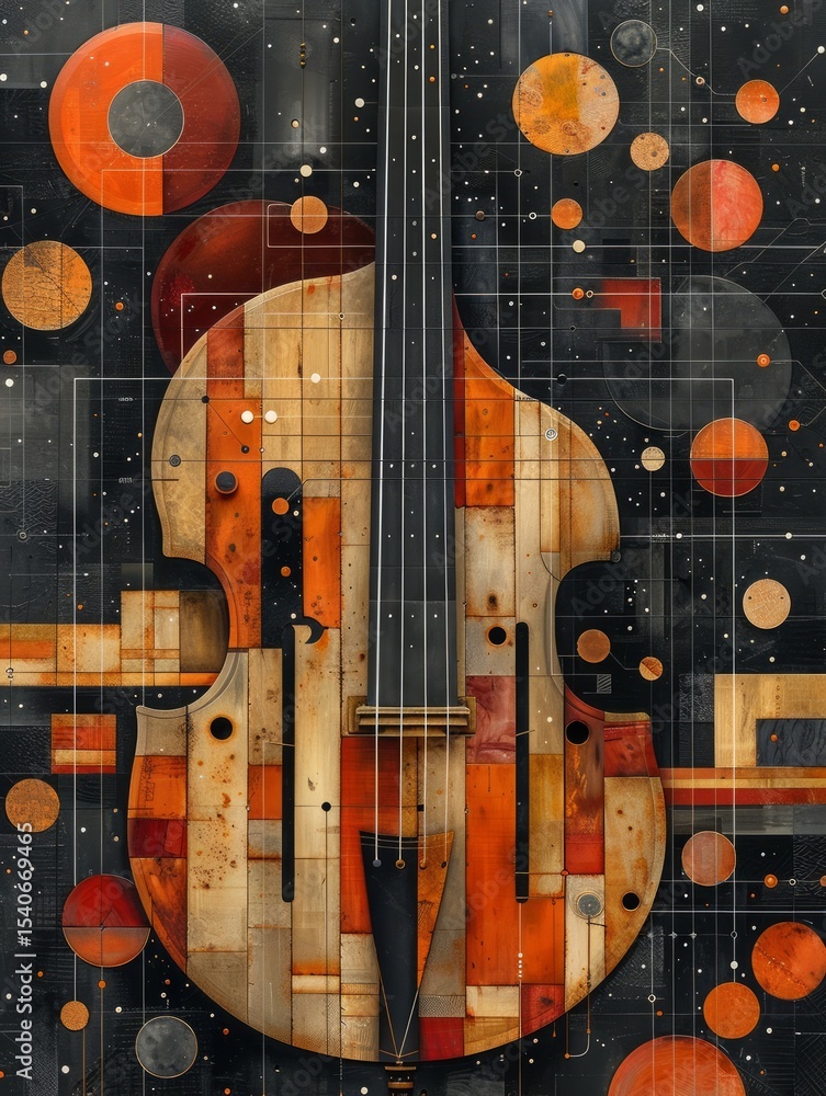 Poster combination creates a visually appealing balance between order and creativity.