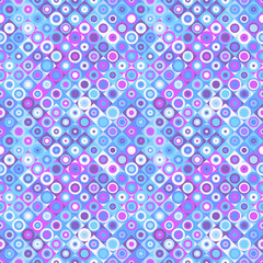 Colorful abstract geometrical circle mosaic pattern background