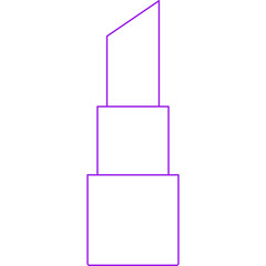 Lipstick icon single icon vector illustration