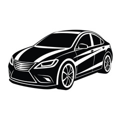 Car veriation black white design. Adobe Illustrator Artwork
