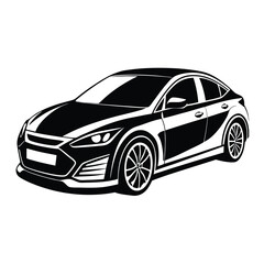Car veriation black white design. Adobe Illustrator Artwork