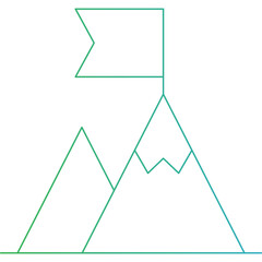 Success icon single icon vector illustration