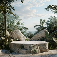 palm tree in the park