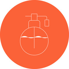 Perfume icon single icon vector illustration