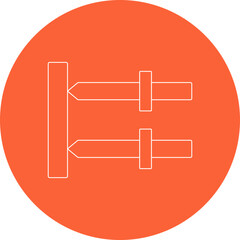 Sword icon single icon vector illustration