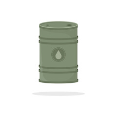 Steel Barrel Icon Vector Design.