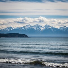 Obraz premium mountain landscape with lake