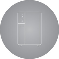 Wardrobe icon 3 single icon vector illustration