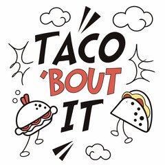 A typography design with a white background saying 