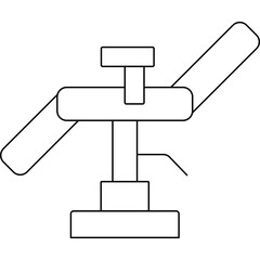 Chair icon single icon vector illustration