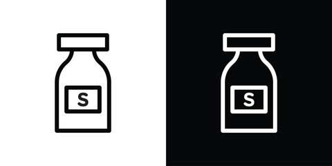 Obraz premium Solvent icon design. simple stroke line vector icon set