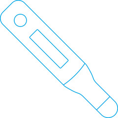Thermometer icon single icon vector illustration