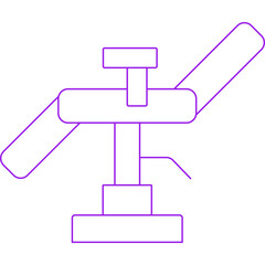 Chair icon single icon vector illustration