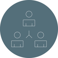 Online meeting icon single icon vector illustration