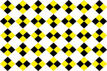 Premium background design of white, black and yellow squares
