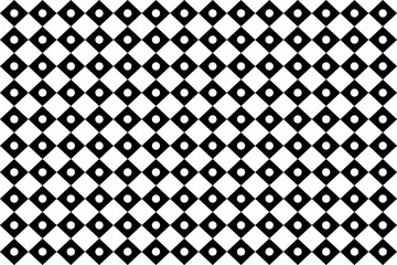 Special background of squares and circles, black and white