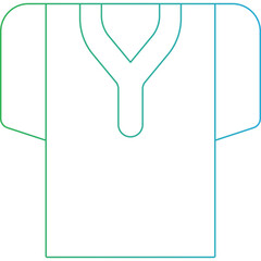 Shirt icon single icon vector illustration