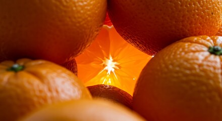 Close up of mandarin oranges fruit or tangerines as background