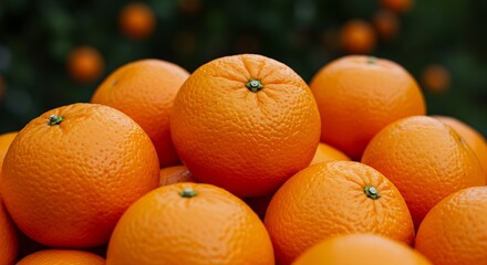 Close up of mandarin oranges fruit or tangerines as background