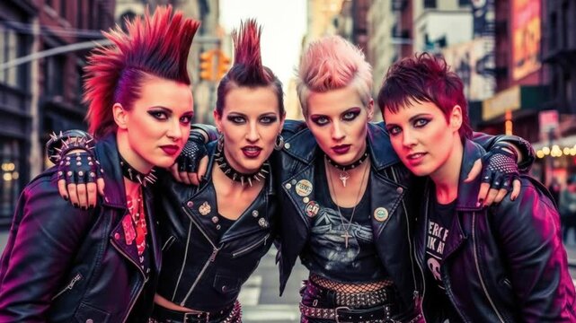 Punk rock girls powerful style bold attitude unforgettable festival moment