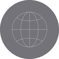 Global icon single icon vector illustration