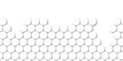 White tiles wall. round marble textures, ball tiles. Top view pavement circle block white texture with seamless patterns floor background. Air Bubble wrap texture background. Textured Background.