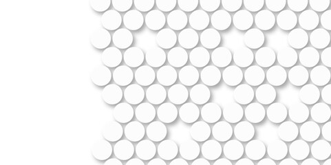 White tiles wall. round marble textures, ball tiles. Top view pavement circle block white texture with seamless patterns floor background. Air Bubble wrap texture background. Textured Background.