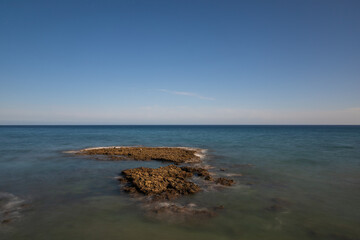 Seascape at Faro de Maspalomas on Gran Canaria, Spain