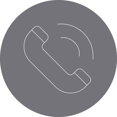 Calling icon single icon vector illustration
