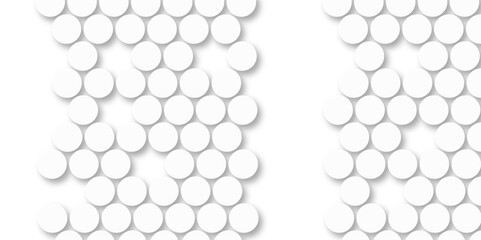 White tiles wall. round marble textures, ball tiles. Top view pavement circle block white texture with seamless patterns floor background. Air Bubble wrap texture background. Textured Background.